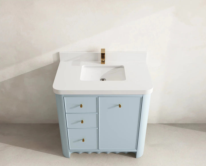 Orlando 36 in. W x 22 in. D Center Sink Bathroom Vanity - photo 12