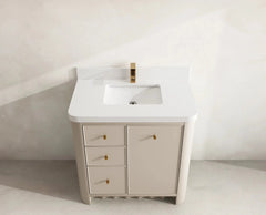 Orlando 36 in. W x 22 in. D Center Sink Bathroom Vanity - photo 16