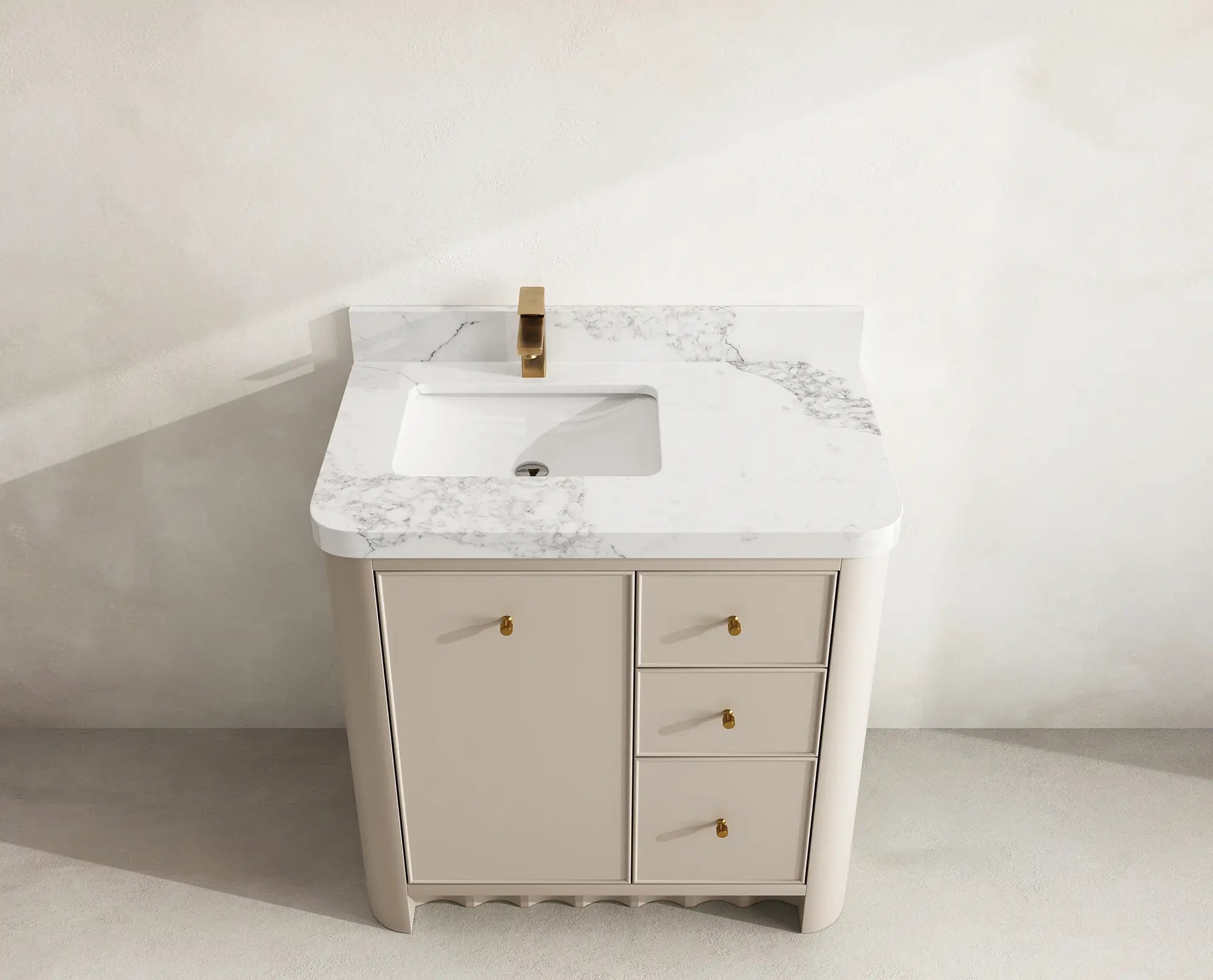 Orlando 36 in. W x 22 in. D Left Offset Sink Bathroom Vanity - Willow Bath and Vanity