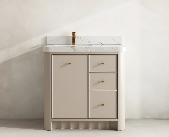 Orlando 36 in. W x 22 in. D Left Offset Sink Bathroom Vanity - photo 21