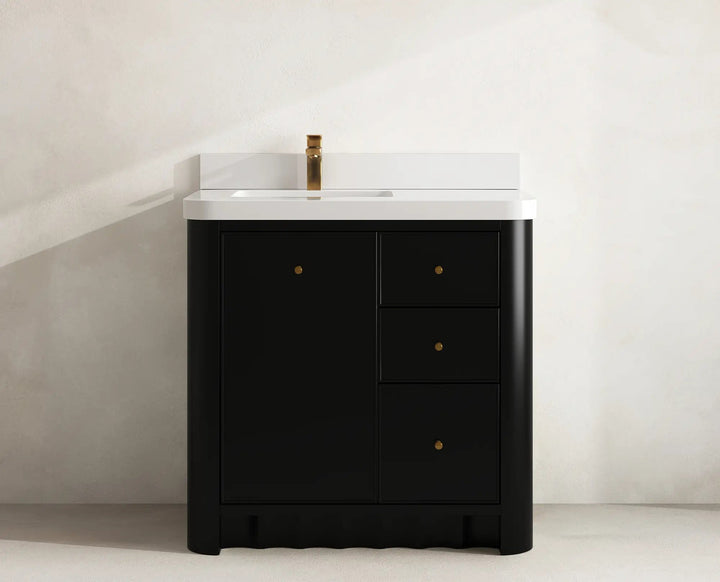 Orlando 36 in. W x 22 in. D Left Offset Sink Bathroom Vanity - photo 24