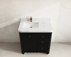 Orlando 36 in. W x 22 in. D Left Offset Sink Bathroom Vanity - photo 17