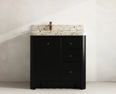 Orlando 36 in. W x 22 in. D Left Offset Sink Bathroom Vanity - photo 22