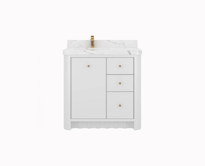 Orlando 36 in. W x 22 in. D Left Offset Sink Bathroom Vanity - photo 1