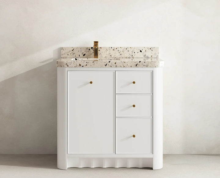 Orlando 36 in. W x 22 in. D Left Offset Sink Bathroom Vanity - photo 24