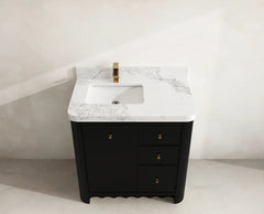 Orlando 36 in. W x 22 in. D Left Offset Sink Bathroom Vanity - photo 13