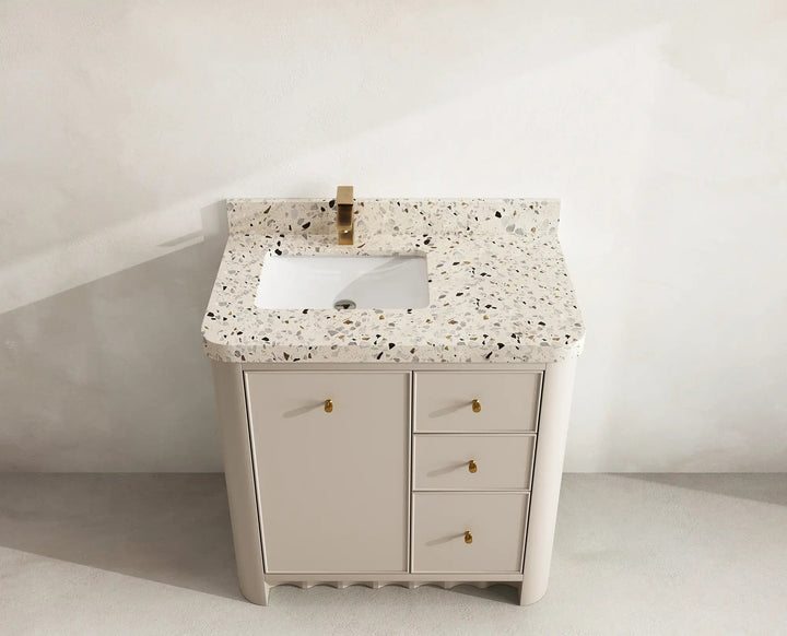 Orlando 36 in. W x 22 in. D Left Offset Sink Bathroom Vanity - photo 22