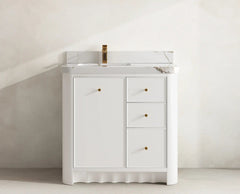 Orlando 36 in. W x 22 in. D Left Offset Sink Bathroom Vanity - photo 12