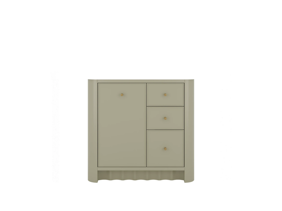 Orlando 36 in. W x 22 in. D Left Offset Sink Bathroom Vanity | 
              
                Evergreen
                
                  
             - ORL_EGN_CA_GL_36L - photo №28