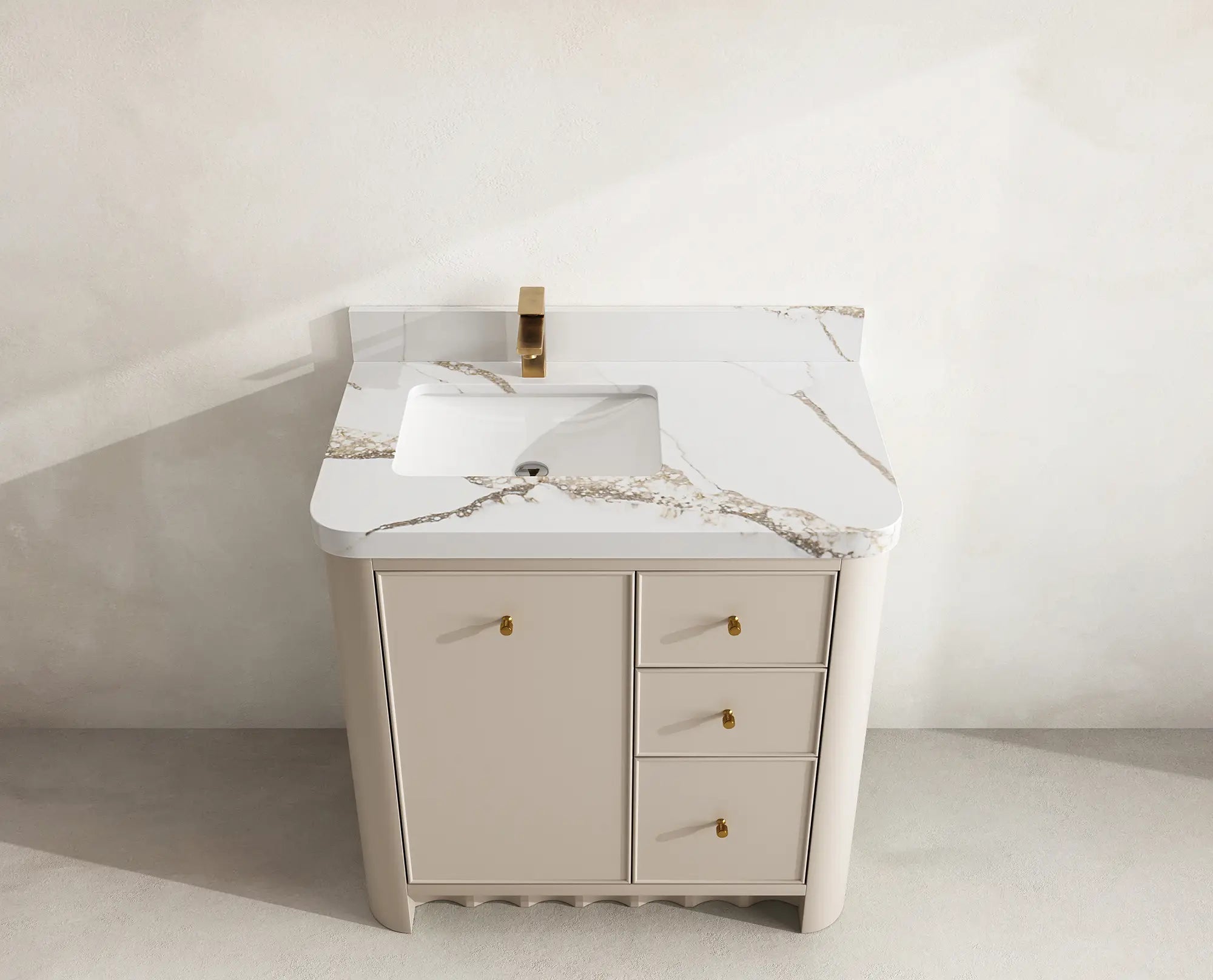 Orlando 36 in. W x 22 in. D Left Offset Sink Bathroom Vanity - Willow Bath and Vanity