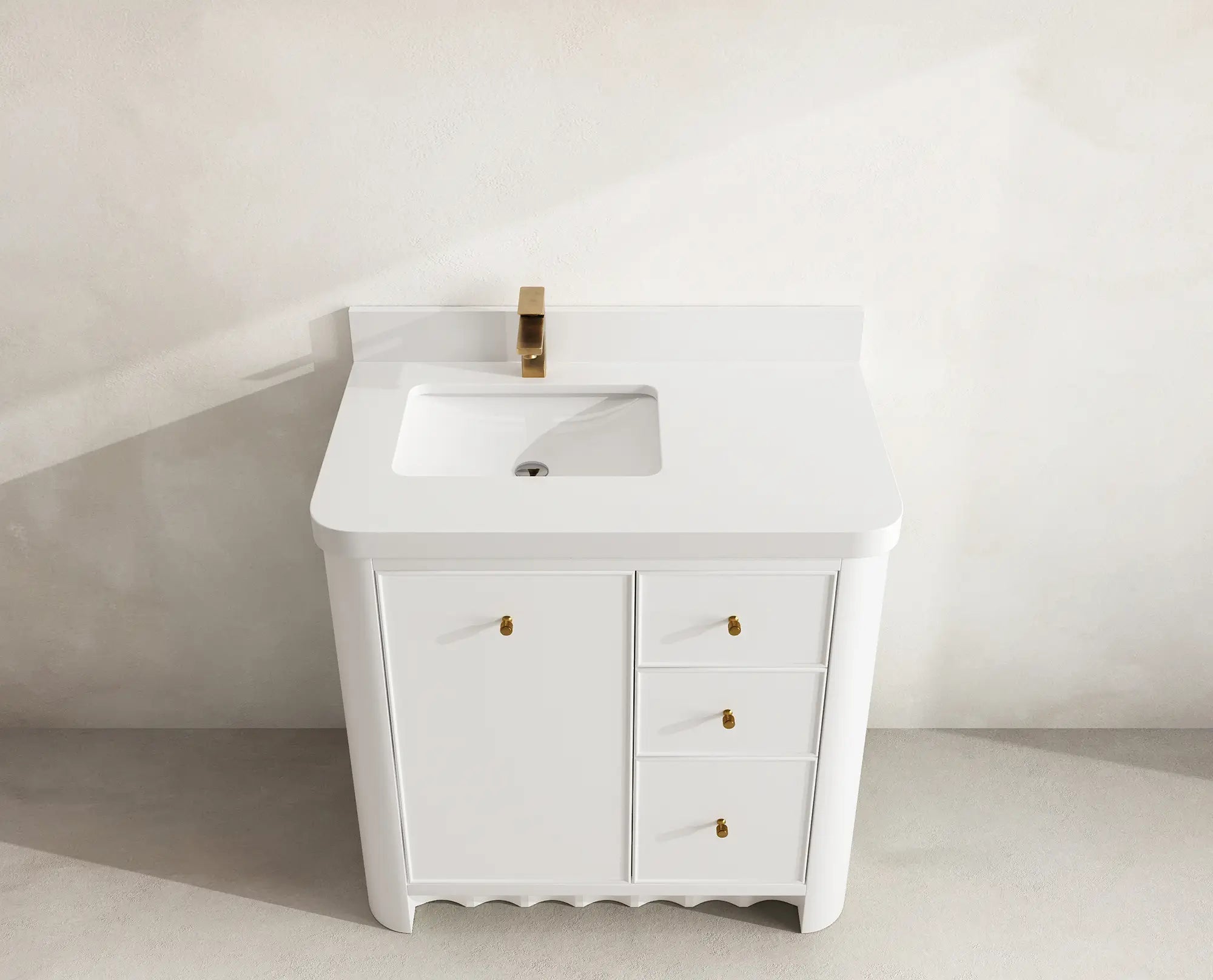 Orlando 36 in. W x 22 in. D Left Offset Sink Bathroom Vanity - Willow Bath and Vanity