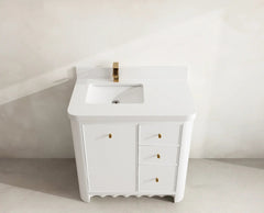 Orlando 36 in. W x 22 in. D Left Offset Sink Bathroom Vanity - photo 25