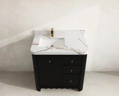 Orlando 36 in. W x 22 in. D Left Offset Sink Bathroom Vanity - photo 7