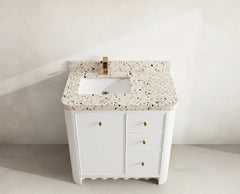 Orlando 36 in. W x 22 in. D Left Offset Sink Bathroom Vanity - photo 23