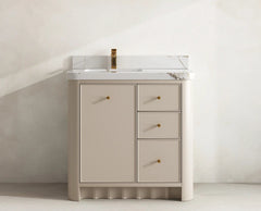 Orlando 36 in. W x 22 in. D Left Offset Sink Bathroom Vanity - photo 12