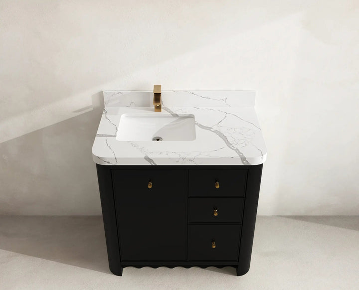 Orlando 36 in. W x 22 in. D Left Offset Sink Bathroom Vanity - photo 11