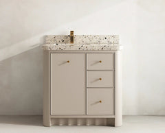 Orlando 36 in. W x 22 in. D Left Offset Sink Bathroom Vanity - photo 23