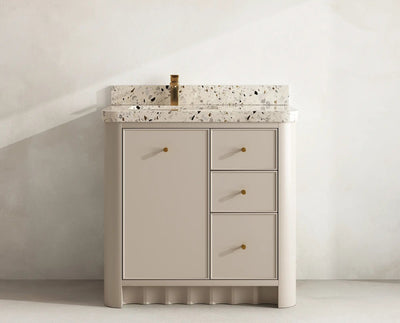 Orlando 36 in. W x 22 in. D Left Offset Sink Bathroom Vanity - Willow Bath and Vanity