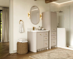 Orlando 36 in. W x 22 in. D Left Offset Sink Bathroom Vanity - photo 2