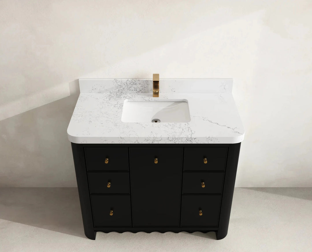 Orlando 42 in. W x 22 in. D Single Sink Bathroom Vanity | 
              
                Black
                
                  
             - ORL_BLK_CA_LZ_42 - photo №14