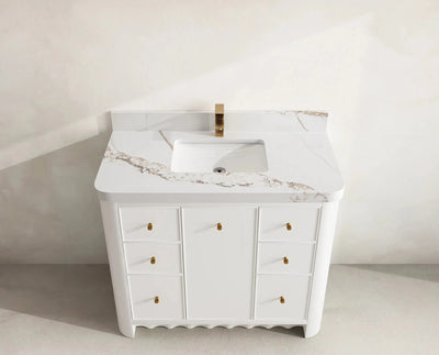 Orlando 42 in. W x 22 in. D Single Sink Bathroom Vanity - Willow Bath and Vanity