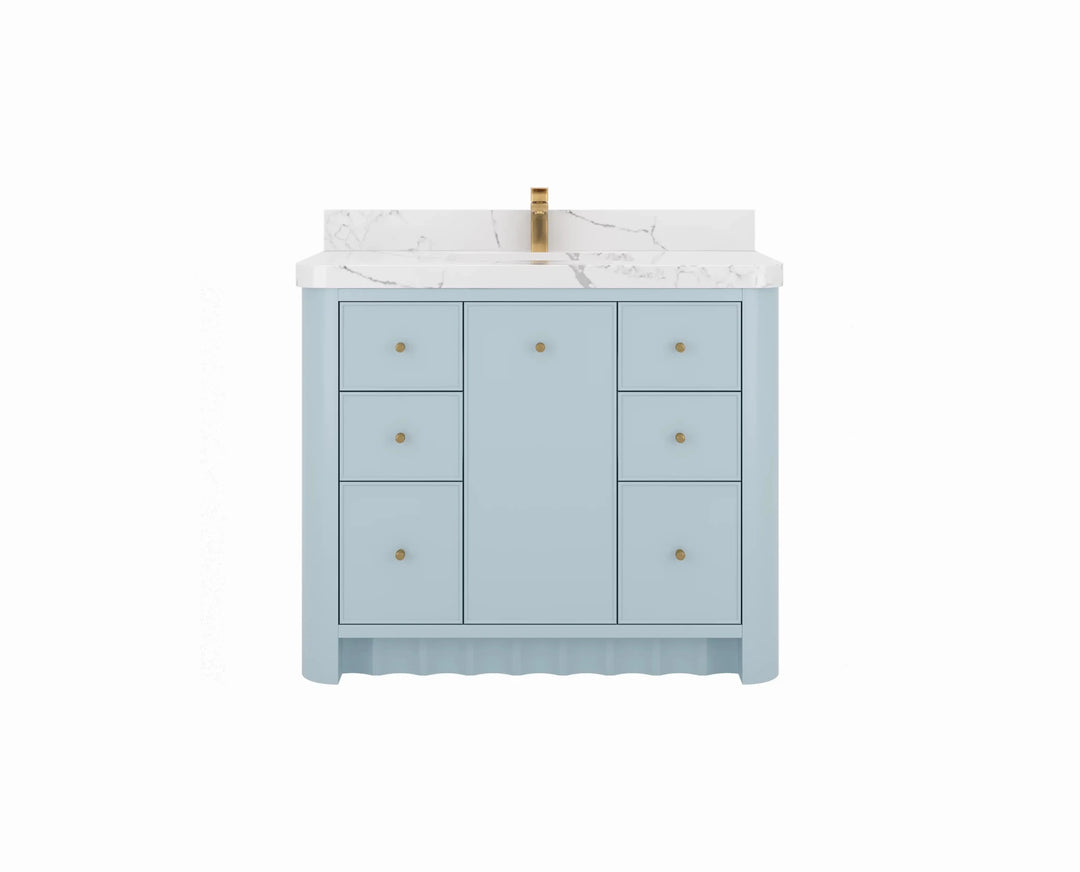 Orlando 42 in. W x 22 in. D Single Sink Bathroom Vanity | 
              
                Blue Heather
                
                  
             - ORL_BLU_CA_LZ_42 - photo №1