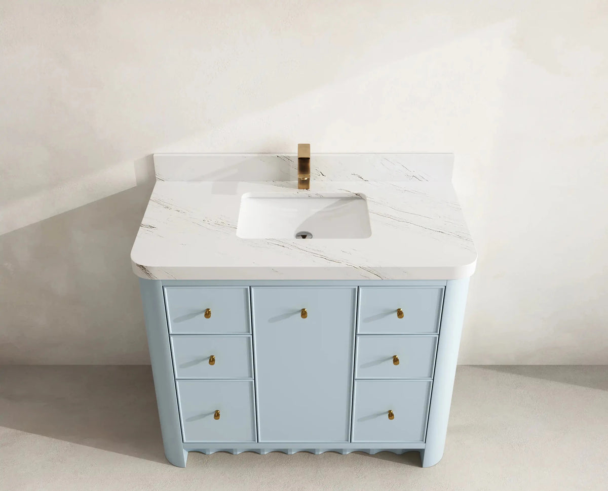 Orlando 42 in. W x 22 in. D Single Sink Bathroom Vanity - Willow Bath and Vanity