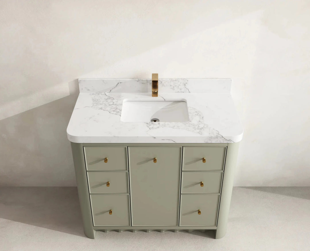 Orlando 42 in. W x 22 in. D Single Sink Bathroom Vanity | 
              
                Evergreen
                
                  
             - ORL_EGN_CA_LZ_42 - photo №12