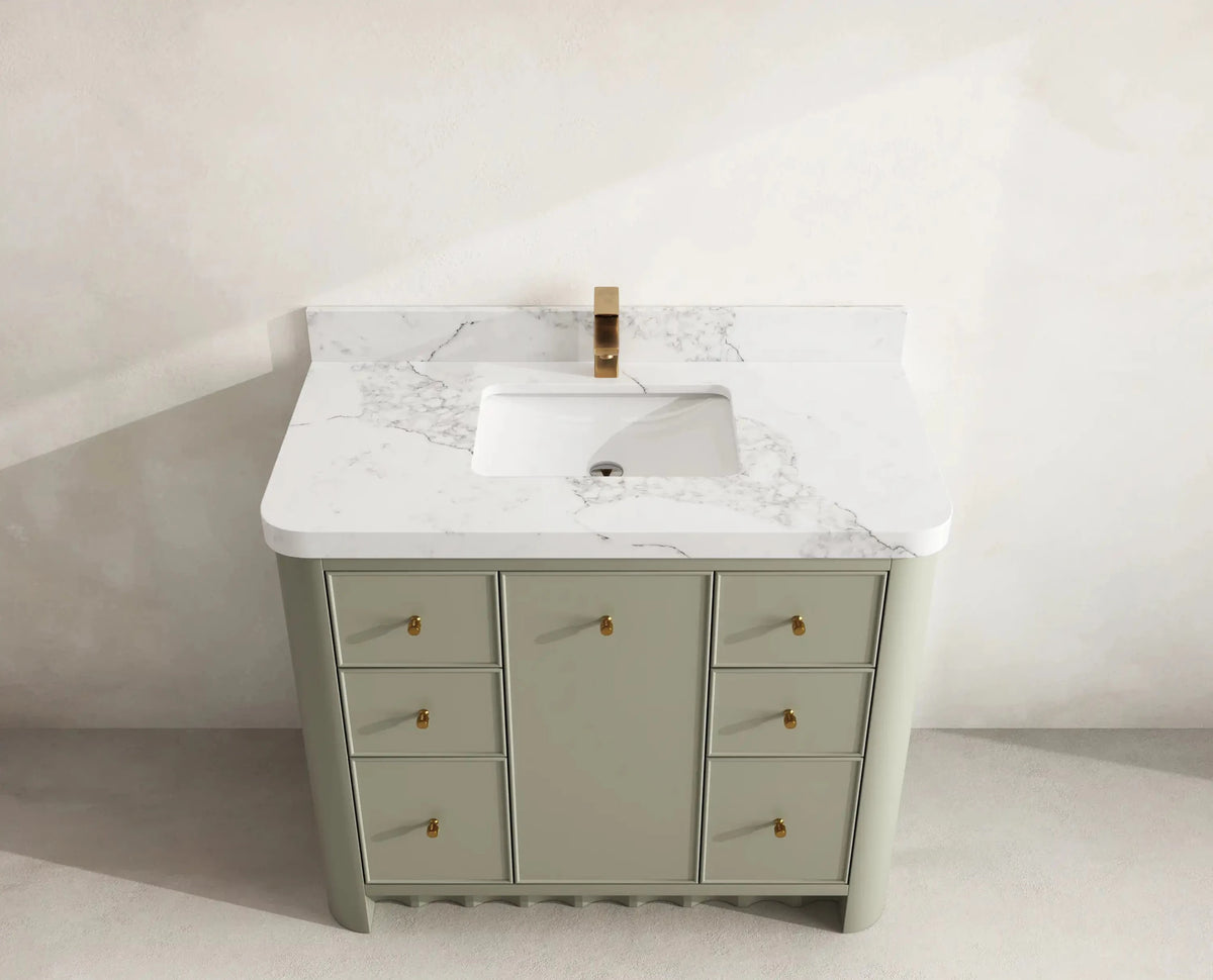 Orlando 42 in. W x 22 in. D Single Sink Bathroom Vanity - Willow Bath and Vanity