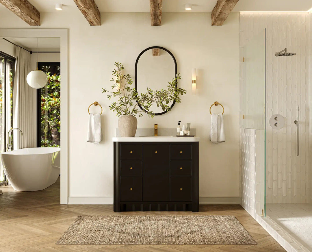 Orlando 42 in. W x 22 in. D Single Sink Bathroom Vanity | 
              
                Black
                
                  
             - ORL_BLK_CA_LZ_42 - photo №5