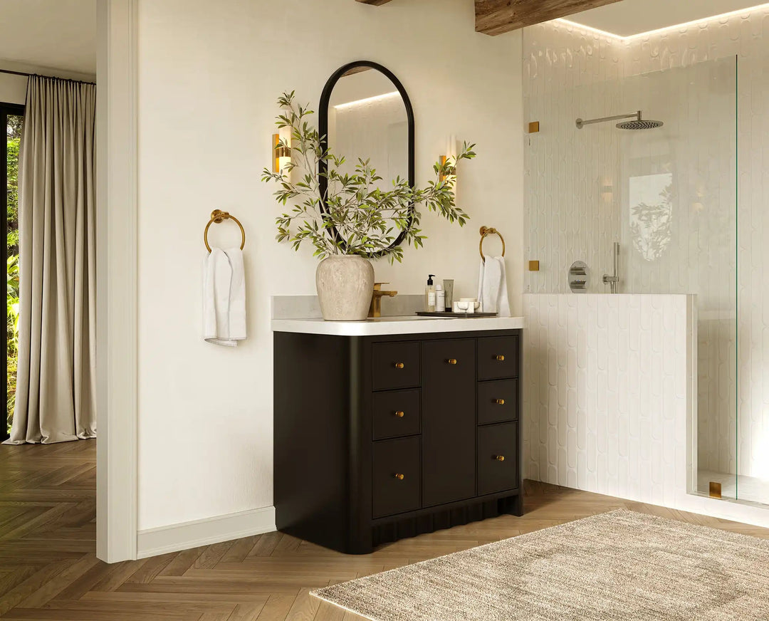 Orlando 42 in. W x 22 in. D Single Sink Bathroom Vanity | 
              
                Black
                
                  
             - ORL_BLK_CA_LZ_42 - photo №2