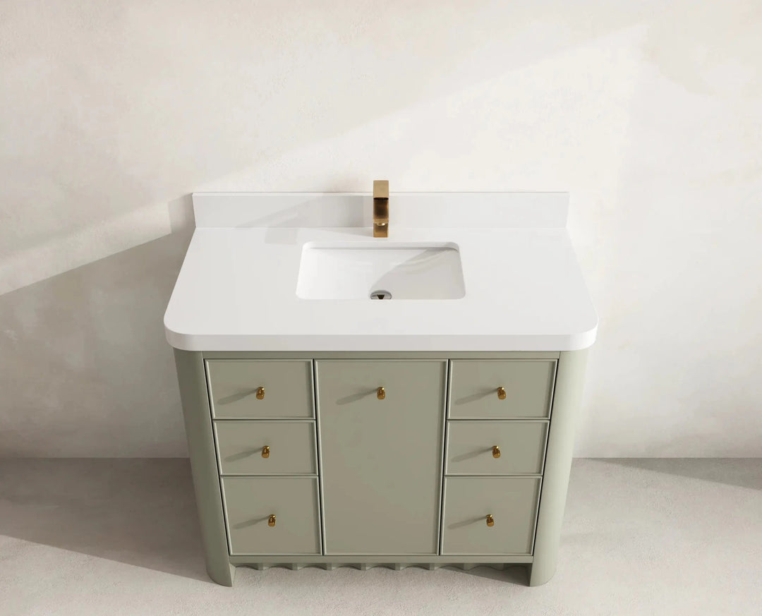 Orlando 42 in. W x 22 in. D Single Sink Bathroom Vanity | 
              
                Evergreen
                
                  
             - ORL_EGN_CA_LZ_42 - photo №17
