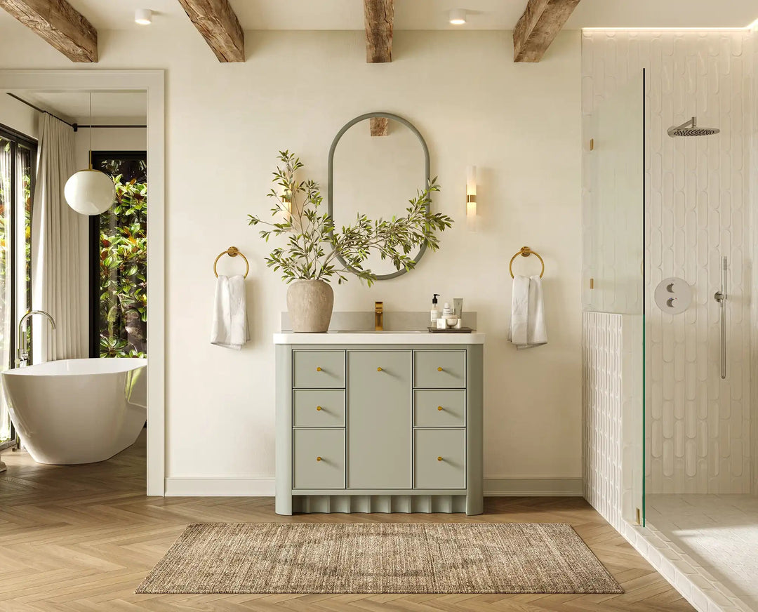 Orlando 42 in. W x 22 in. D Single Sink Bathroom Vanity | 
              
                Evergreen
                
                  
             - ORL_EGN_CA_LZ_42 - photo №5