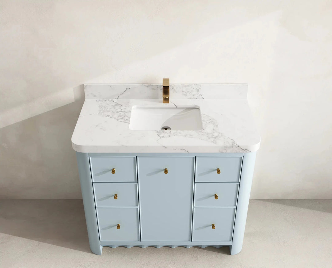 Orlando 42 in. W x 22 in. D Single Sink Bathroom Vanity | 
              
                Blue Heather
                
                  
             - ORL_BLU_CA_LZ_42 - photo №11