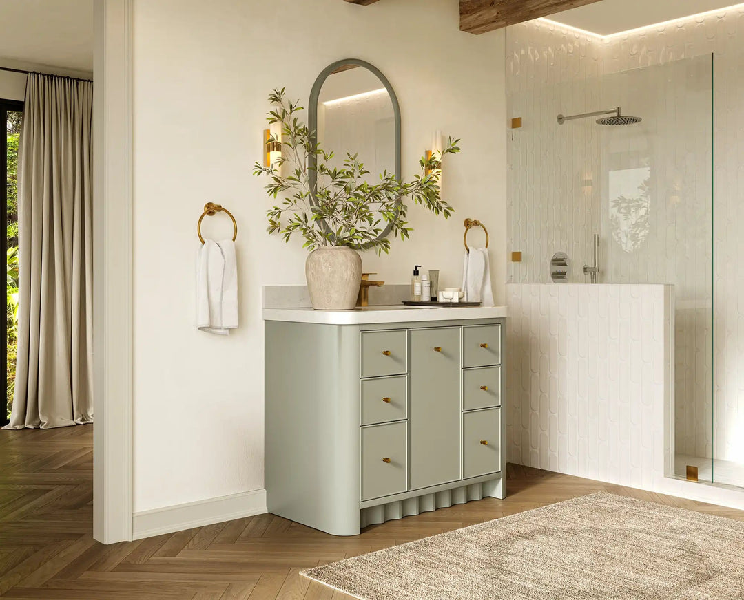 Orlando 42 in. W x 22 in. D Single Sink Bathroom Vanity | 
              
                Evergreen
                
                  
             - ORL_EGN_CA_LZ_42 - photo №2