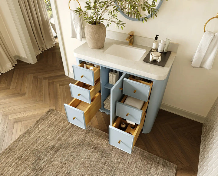 Orlando 42 in. W x 22 in. D Single Sink Bathroom Vanity - photo 3