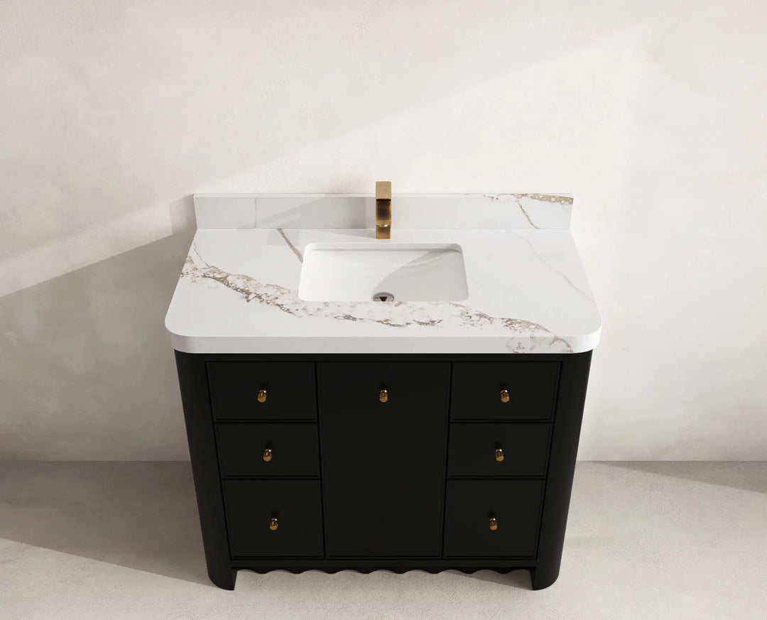 Orlando 42 in. W x 22 in. D Single Sink Bathroom Vanity | 
              
                Black
                
                  
             - ORL_BLK_CA_LZ_42 - photo №10