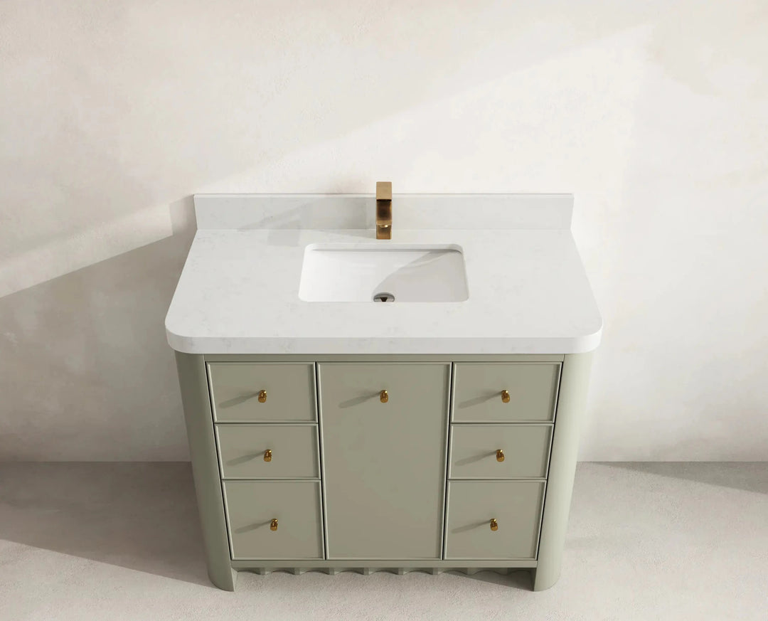 Orlando 42 in. W x 22 in. D Single Sink Bathroom Vanity | 
              
                Evergreen
                
                  
             - ORL_EGN_CA_LZ_42 - photo №9