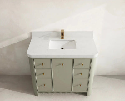 Orlando 42 in. W x 22 in. D Single Sink Bathroom Vanity - Willow Bath and Vanity
