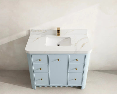 Orlando 42 in. W x 22 in. D Single Sink Bathroom Vanity - Willow Bath and Vanity
