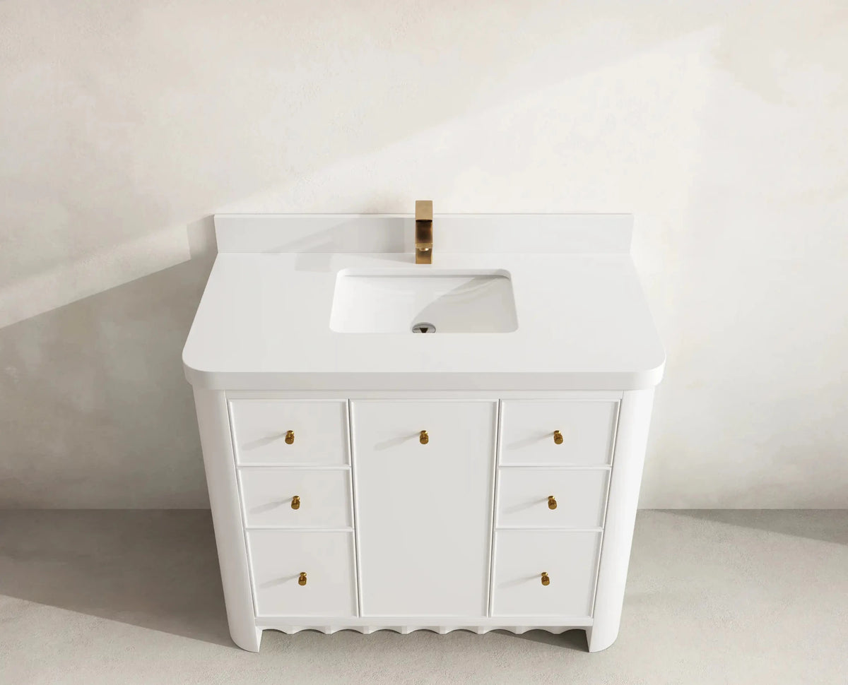 Orlando 42 in. W x 22 in. D Single Sink Bathroom Vanity - Willow Bath and Vanity