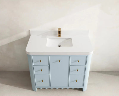 Orlando 42 in. W x 22 in. D Single Sink Bathroom Vanity - Willow Bath and Vanity