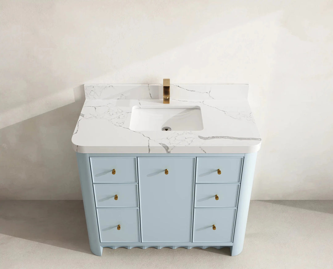 Orlando 42 in. W x 22 in. D Single Sink Bathroom Vanity | 
              
                Blue Heather
                
                  
             - ORL_BLU_CA_LZ_42 - photo №10