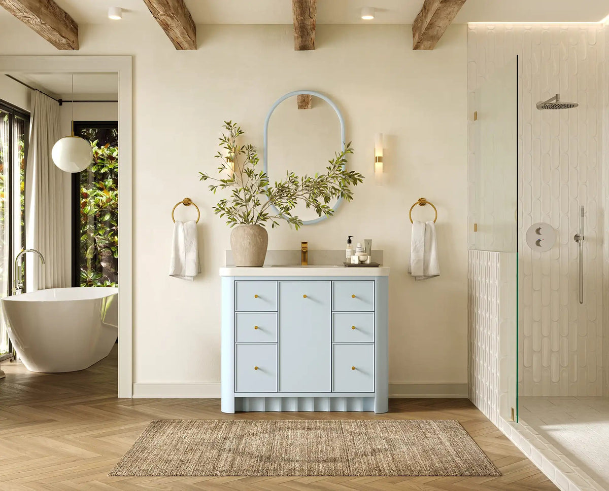Orlando 42 in. W x 22 in. D Single Sink Bathroom Vanity - Willow Bath and Vanity