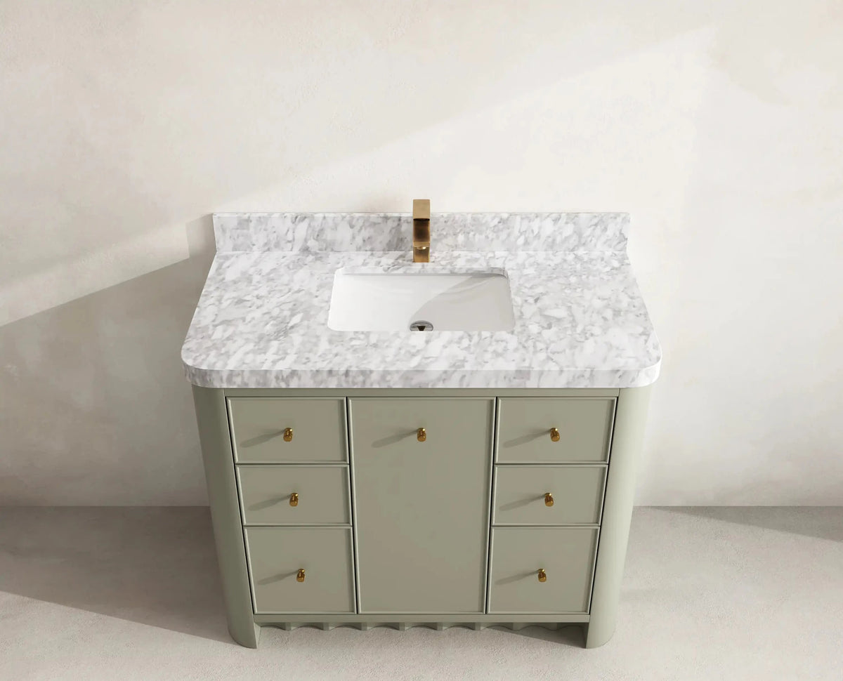 Orlando 42 in. W x 22 in. D Single Sink Bathroom Vanity - Willow Bath and Vanity