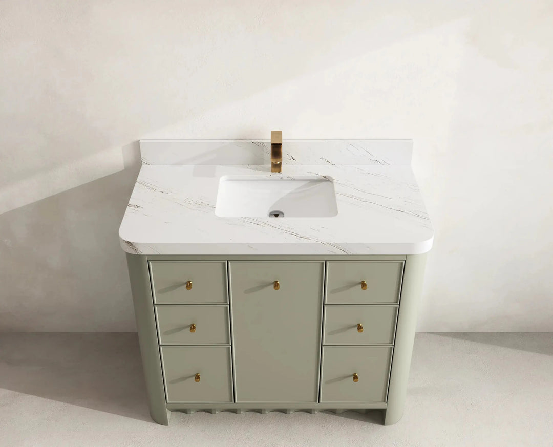 Orlando 42 in. W x 22 in. D Single Sink Bathroom Vanity | 
              
                Evergreen
                
                  
             - ORL_EGN_CA_LZ_42 - photo №15