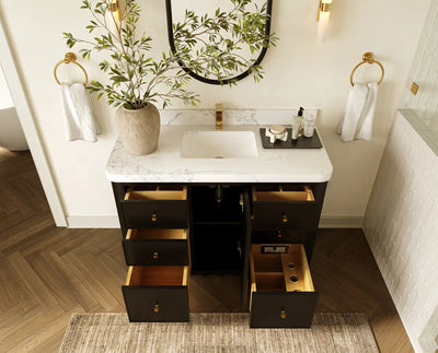 Orlando 48 in. W x 22 in. D Single Sink Bathroom Vanity - Willow Bath and Vanity