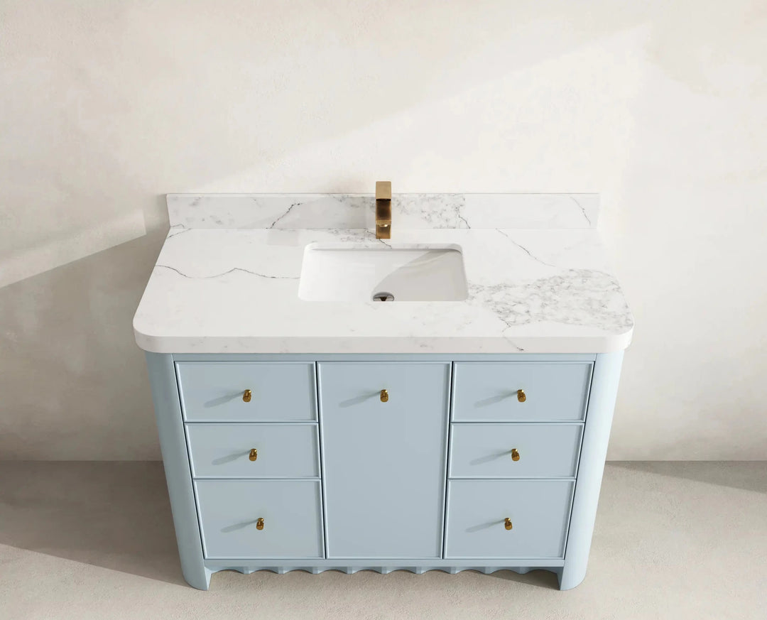 Orlando 48 in. W x 22 in. D Single Sink Bathroom Vanity | 
              
                Blue Heather
                
                  
             - ORL_BLU_CA_LZ_48S - photo №12