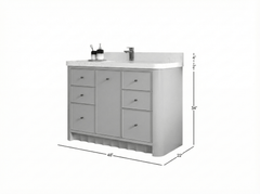 Orlando 48 in. W x 22 in. D Single Sink Bathroom Vanity - photo 6