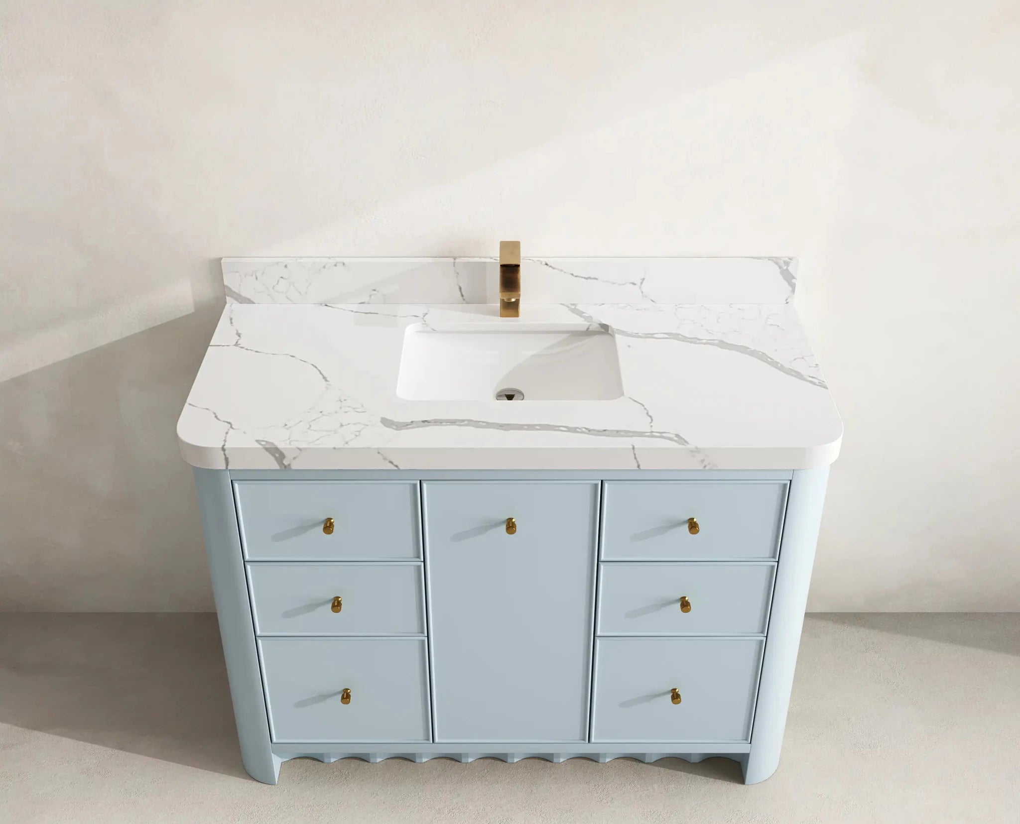 Orlando 48 in. W x 22 in. D Single Sink Bathroom Vanity - Willow Bath and Vanity